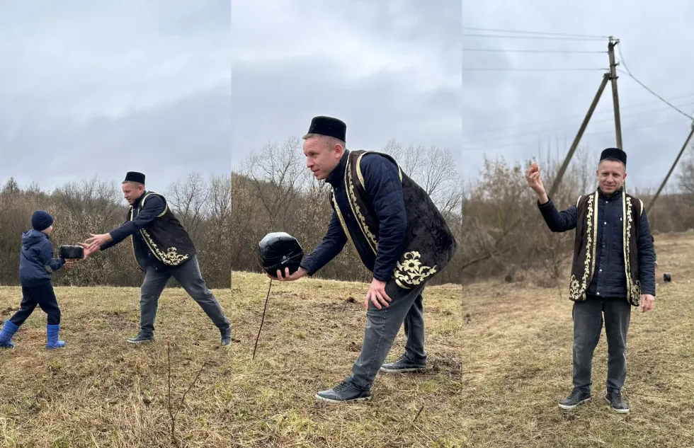 Арчаның Кылачы авылында йомырка тәгәрәтү ярышы узды