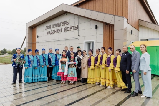 Апас районы Коштавылында яңартылган Мәдәният йорты ачылды