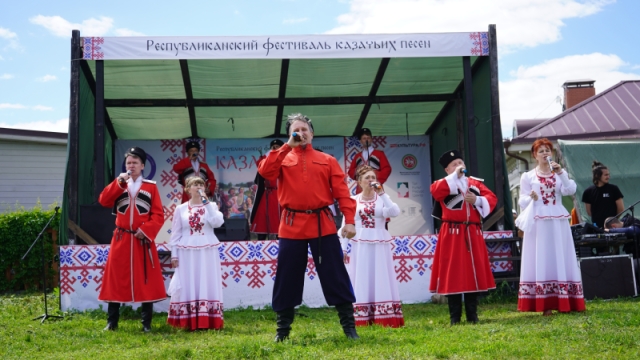 В Свияжске прошел фестиваль «Казачий круг»
