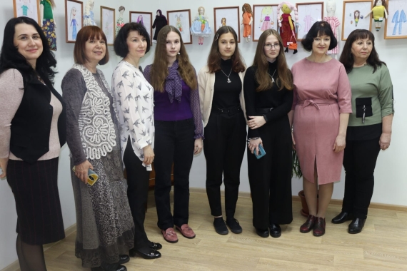 На открытии выставки
