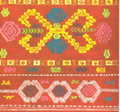 Полотенце. Браная (выборная) техника. (Такталачук, Актанышский район РТ )