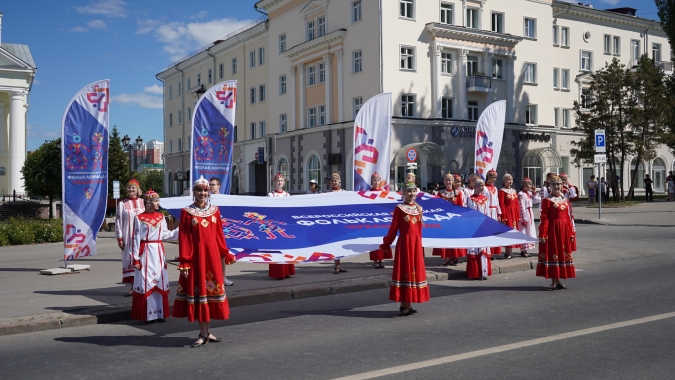 Чувашстанда I Бөтенроссия балалар Фольклориадасы уза