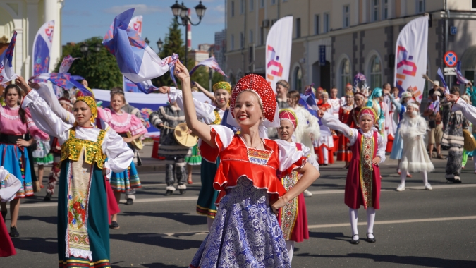 Чувашстанда I Бөтенроссия балалар Фольклориадасы уза