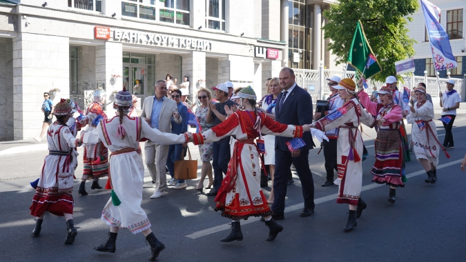 Чувашстанда I Бөтенроссия балалар Фольклориадасы уза
