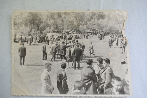 Сабантуй в деревне Каенсар 1955 года. Фотография из архивной коллекции Дома культуры деревни Кшкар