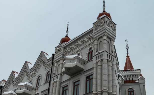 Фасад дома Кекина, Архитектор Генрих Руш