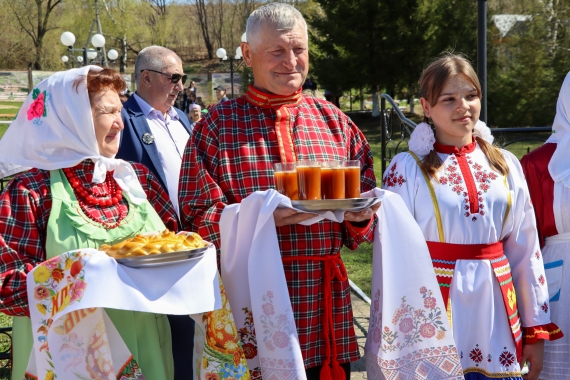 Встреча гостей в Кошки-Новотимбаево