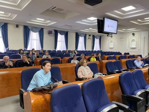 На презентации виртуального музея