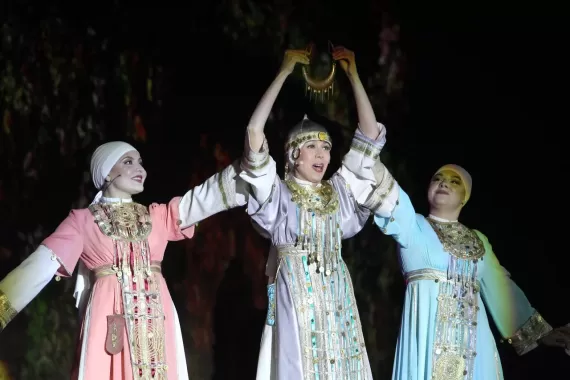 Сцена из оперы «Кара пулат»