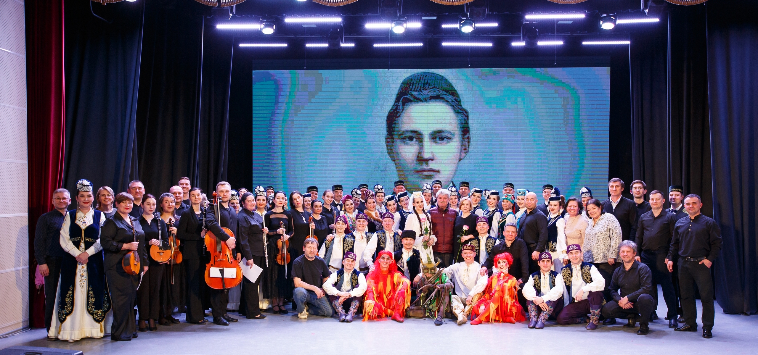 В Балтасях представили премьеру вокально-хореографического спектакля «Шурале: эхо Кырлая»