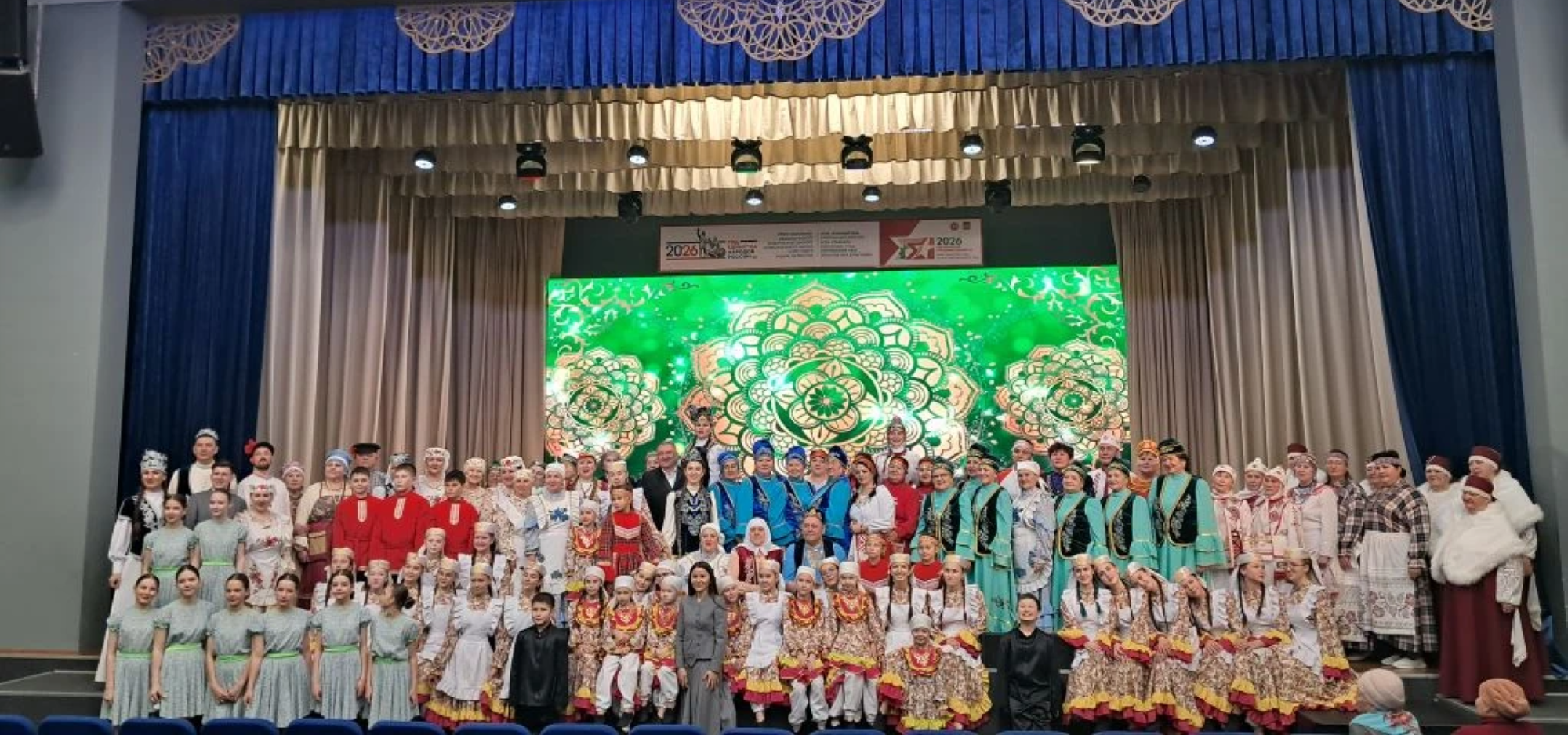 В Апастовском районе торжественно открыли Год единства народов России и Год воинской и трудовой доблести